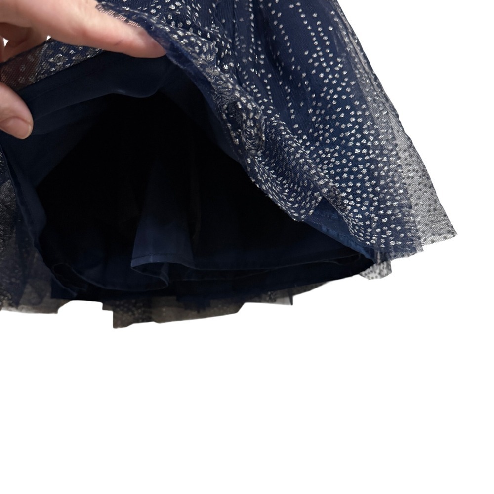 Blueberi Boulevard Navy and Silver Formal Dress - Picture 5 of 7